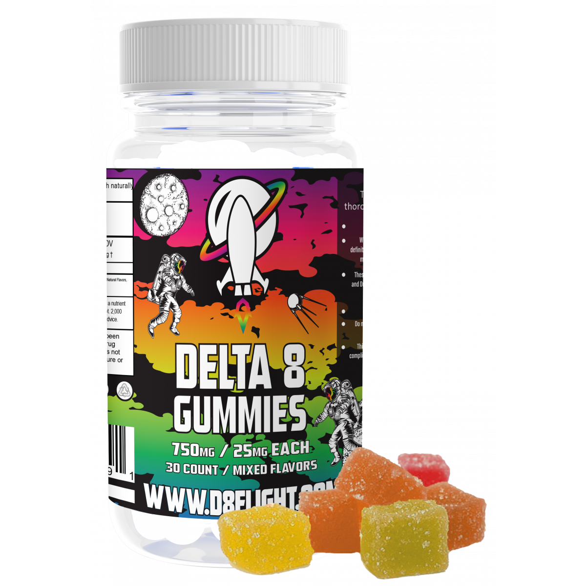 D8 gummies mixed flavors
