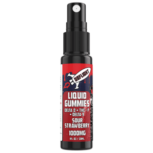 Liquid Gummies - Fast Acting Mouth Spray - Sour Strawberry