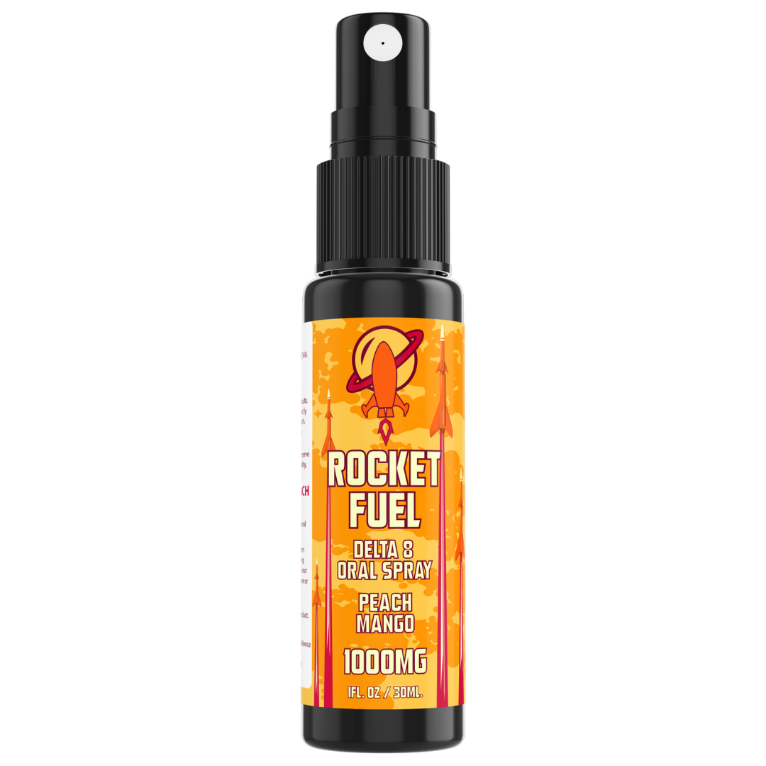 Rocket fuel fast acting mouth spray peach mango