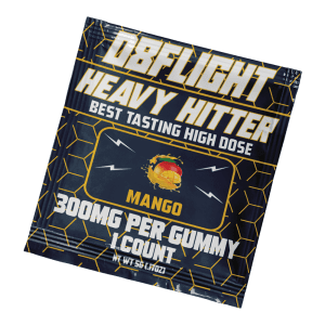 D8Flight Heavy Hitter - D8 300mg Gummy - Single Ct Bag - Mango
