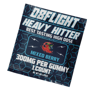 D8Flight Heavy Hitter - D8 300mg Gummy - Single Ct Bag - Mixed Berry